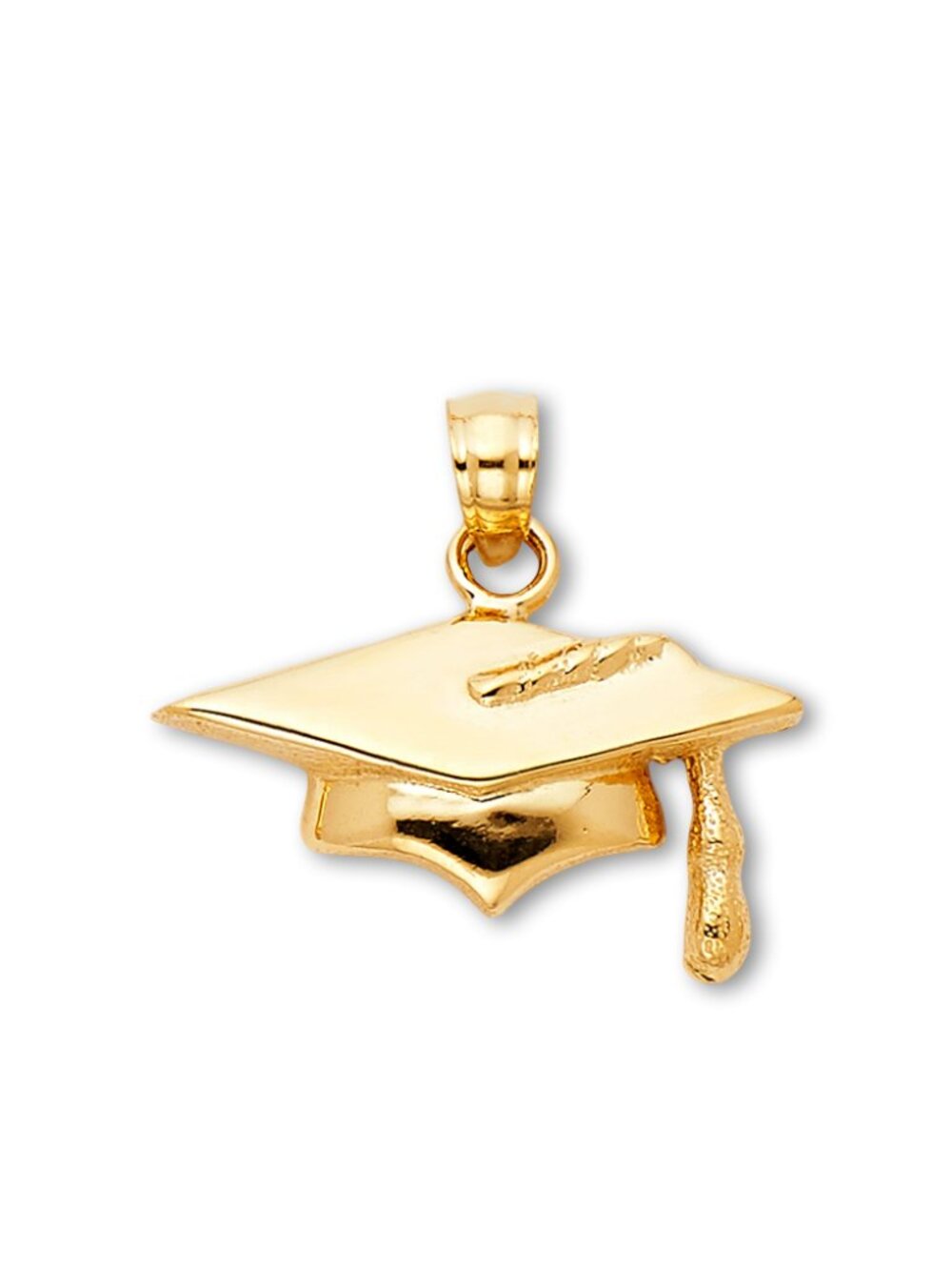 14K Gold Graduation Hat Pendant | Dainty Milestone Charm By Tehrani Jewelry